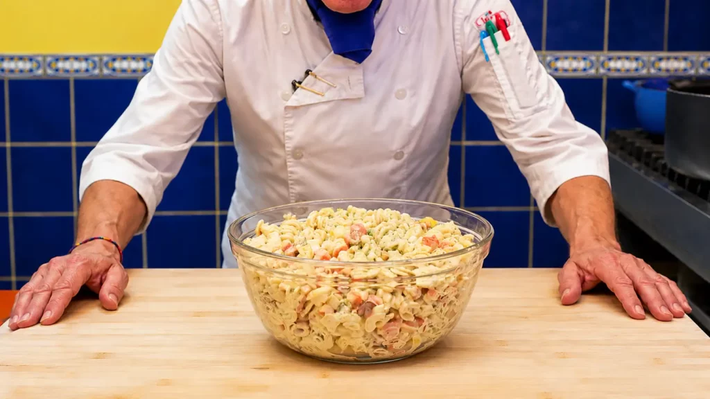 Asian Pasta Salad with Bamboo Shoots