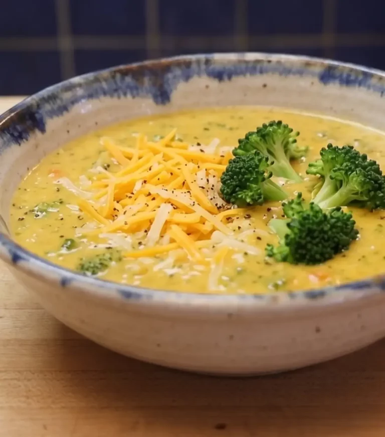 Broccoli Cheddar Soup without Velveeta