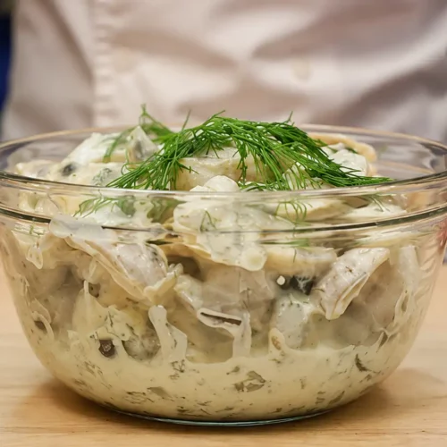Creamy Dill Pickle Potato Salad with Homemade Mayo