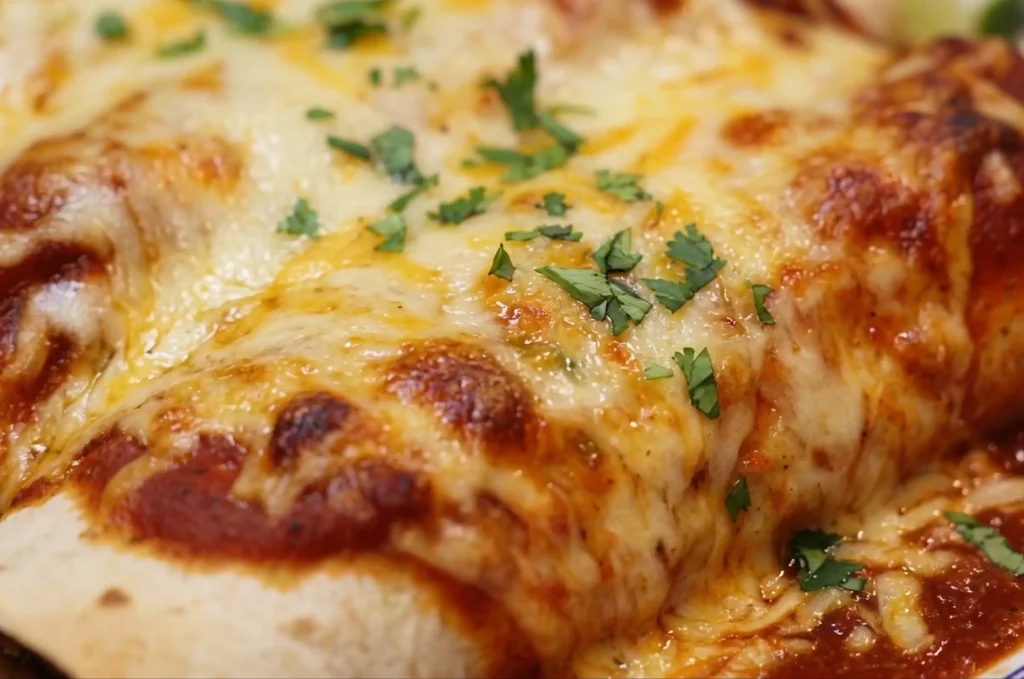 Enchiladas faciles au b&oelig;uf hach&eacute; avec sauce rouge