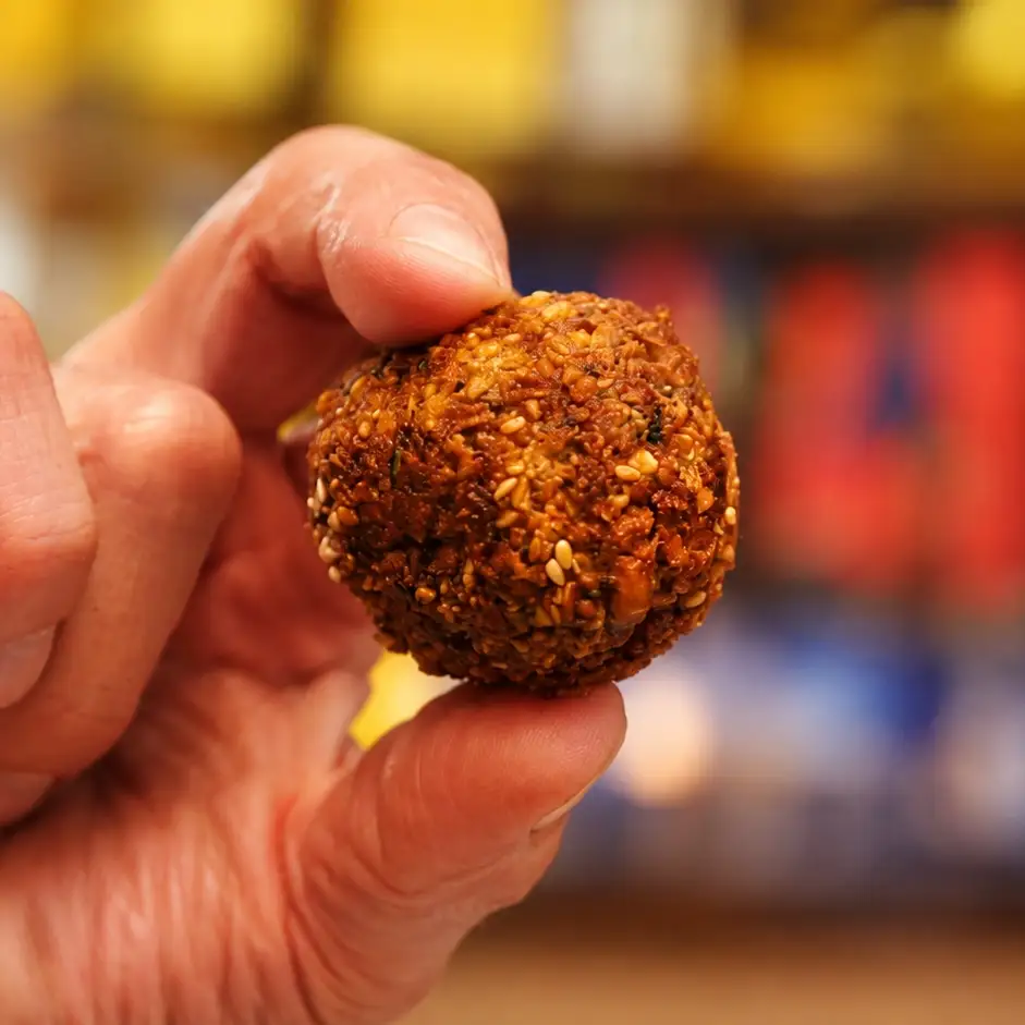 Homemade Falafels with Yogurt Tahini Sauce