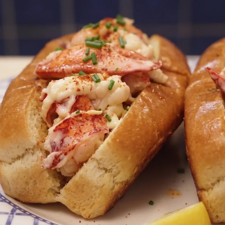 Sandwichs au homard avec mayo au beurre &agrave; l&rsquo;ail
