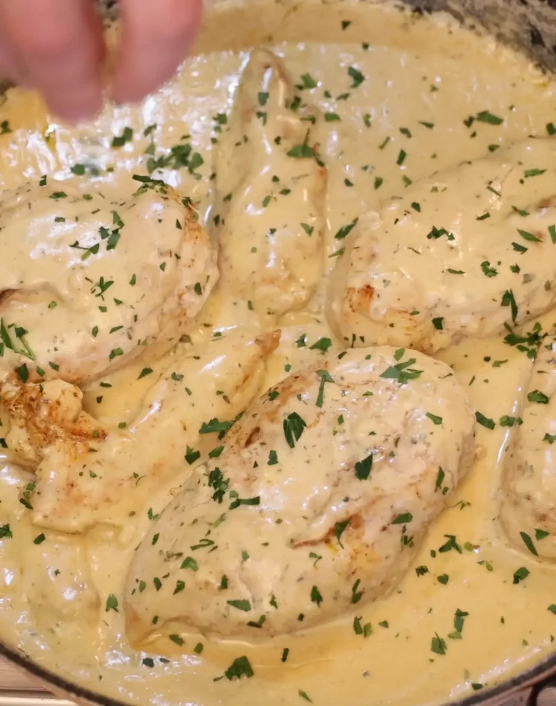 Poulet Boursin crémeux facile
