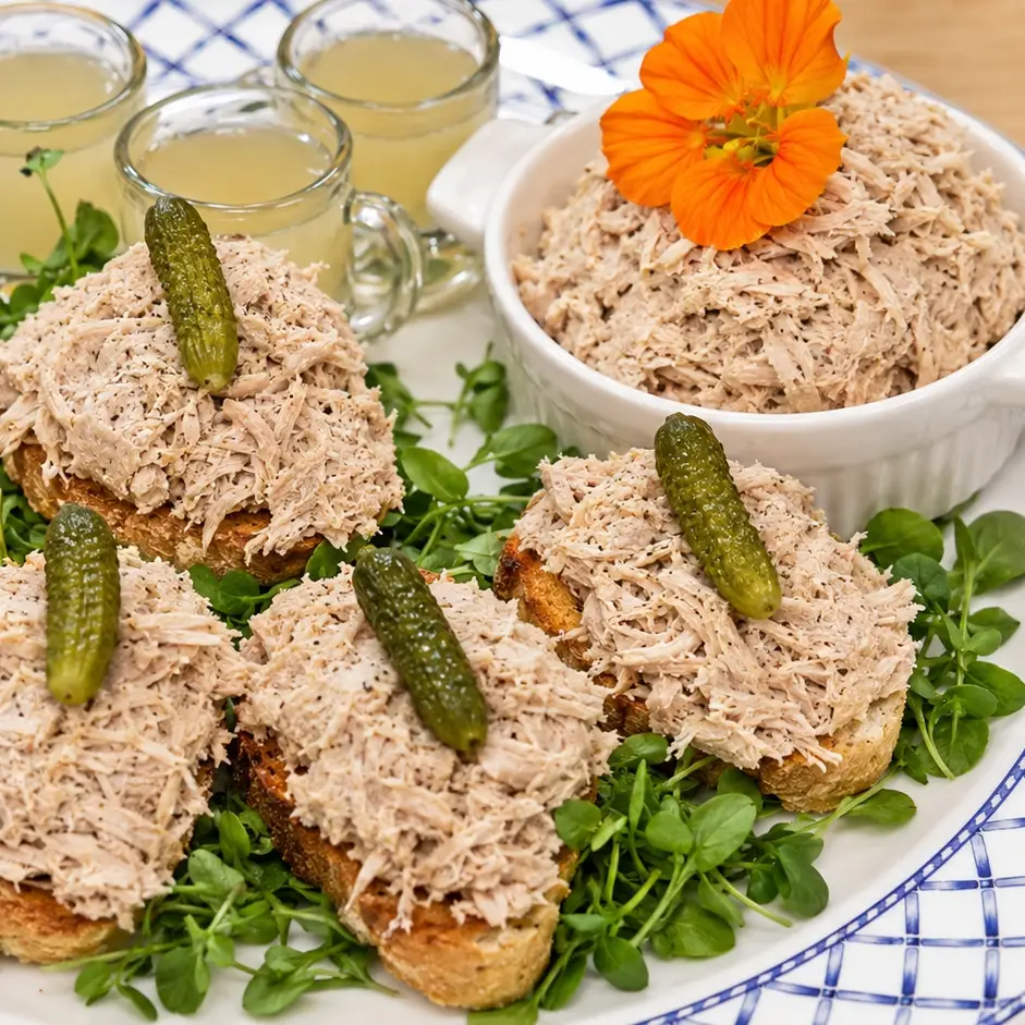 Rillettes de poulet maison à la graisse de canard