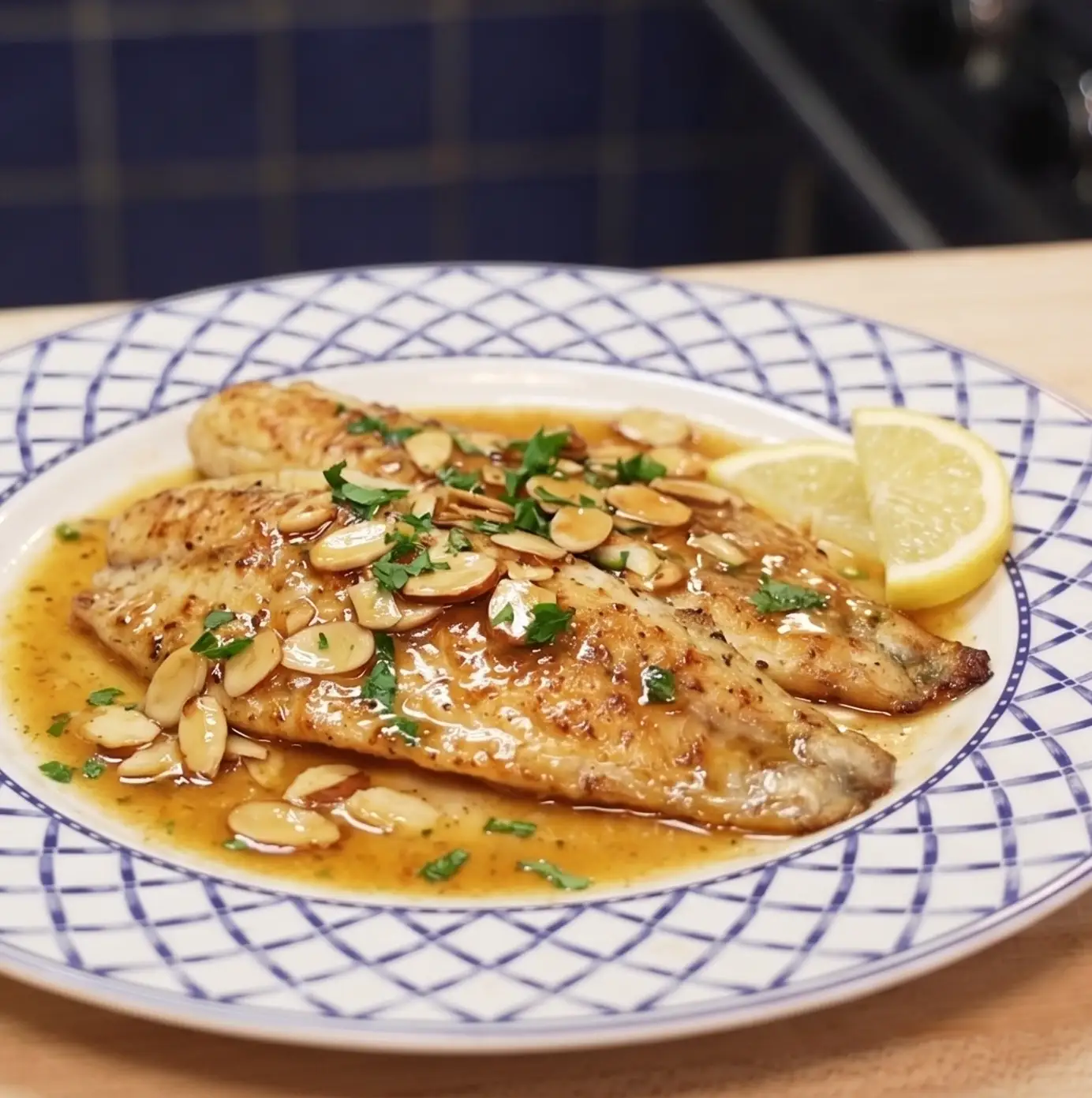 Trout Amandine with Brown Butter and Almonds