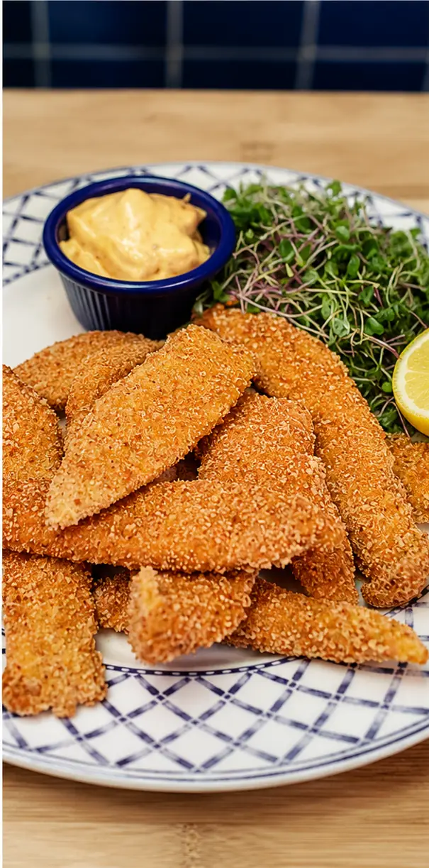 Sole frite croustillante en 15 minutes avec trempette cajun citronnée