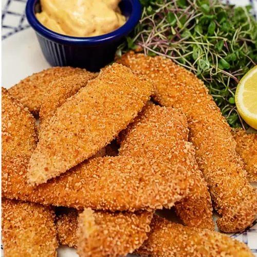 15-Minute Crispy Fried Sole with Cajun Lemon Sauce