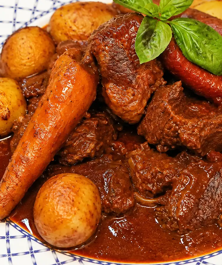Hungarian Beef Goulash with Potatoes, Easy Dutch Oven Comfort Food