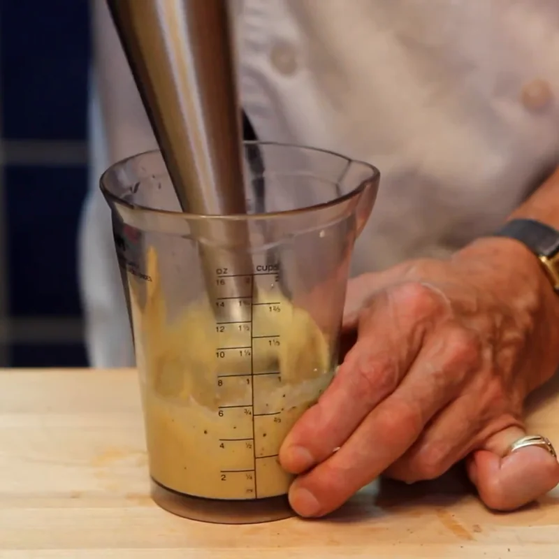 aioli maison facile pied melangeur, &eacute;tape 3