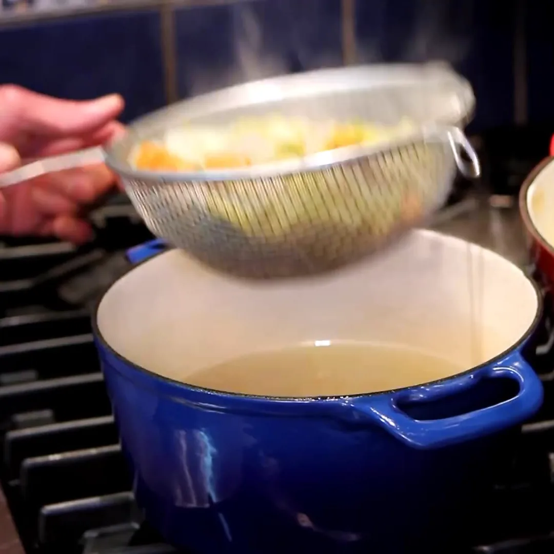 bouillon de legumes maison, étape 4