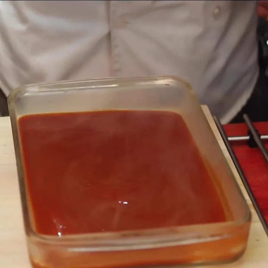 burger au steak sauce cheddar ketchup erable, &eacute;tape 2