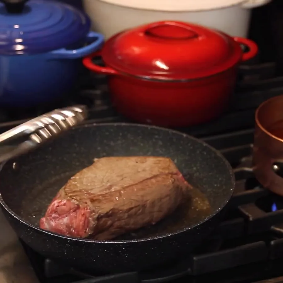 burger au steak sauce cheddar ketchup erable, &eacute;tape 3