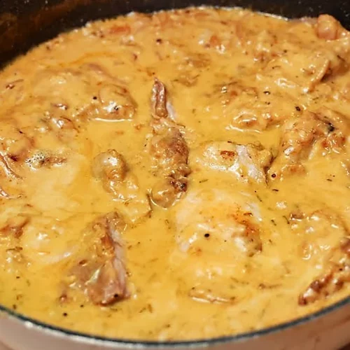 Poulet cajun crémeux avec riz