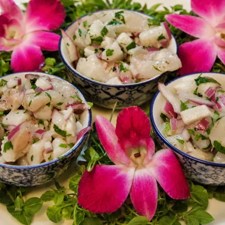 Ceviche de poisson blanc facile au citron vert et pamplemousse