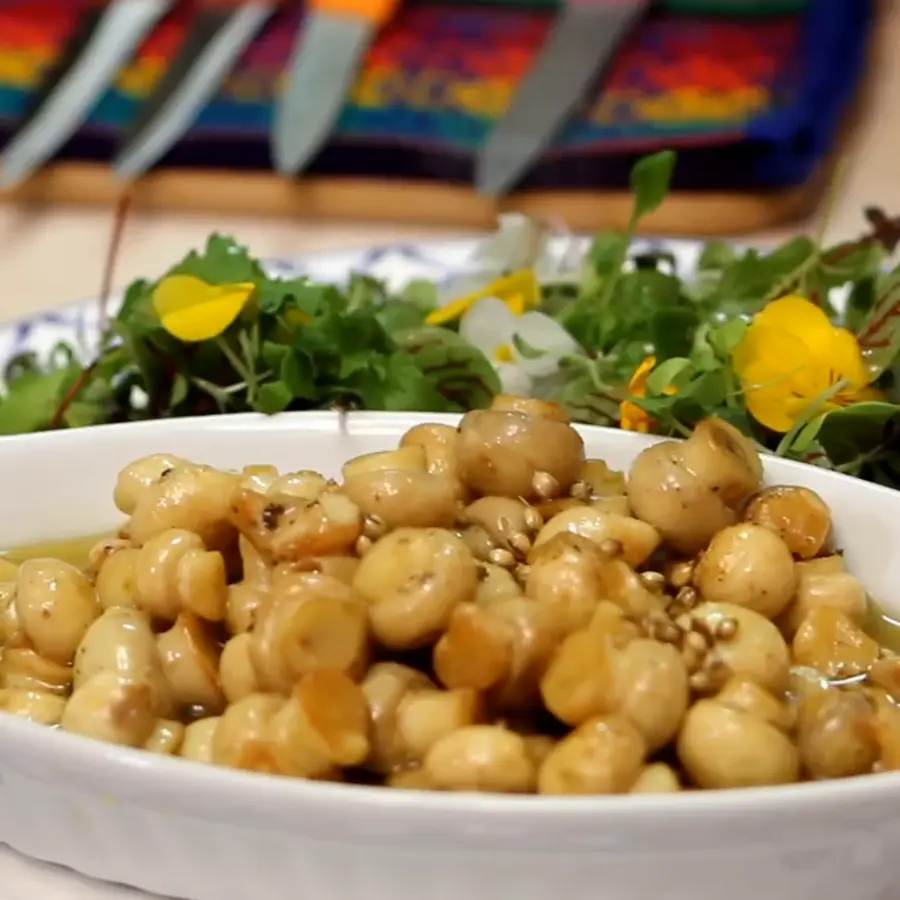 champignons a la grecque faciles, plat fini