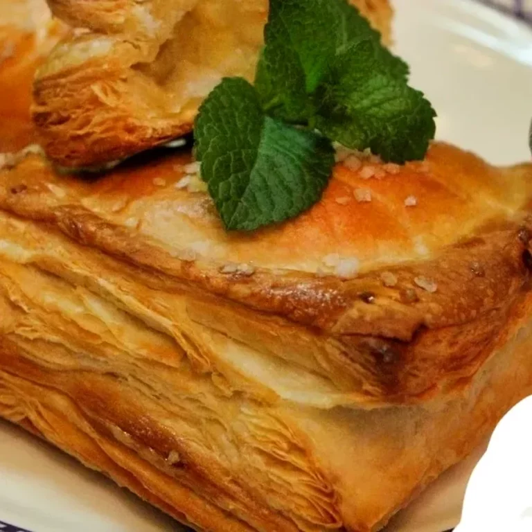 Chaussons aux pommes faciles &agrave; la p&acirc;te feuillet&eacute;e