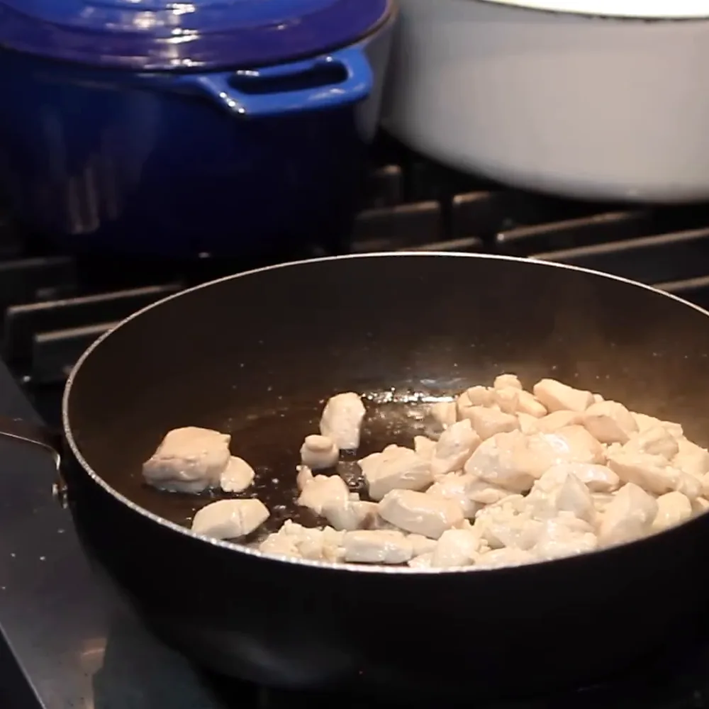 easy creamy chicken pasta for students, step 3