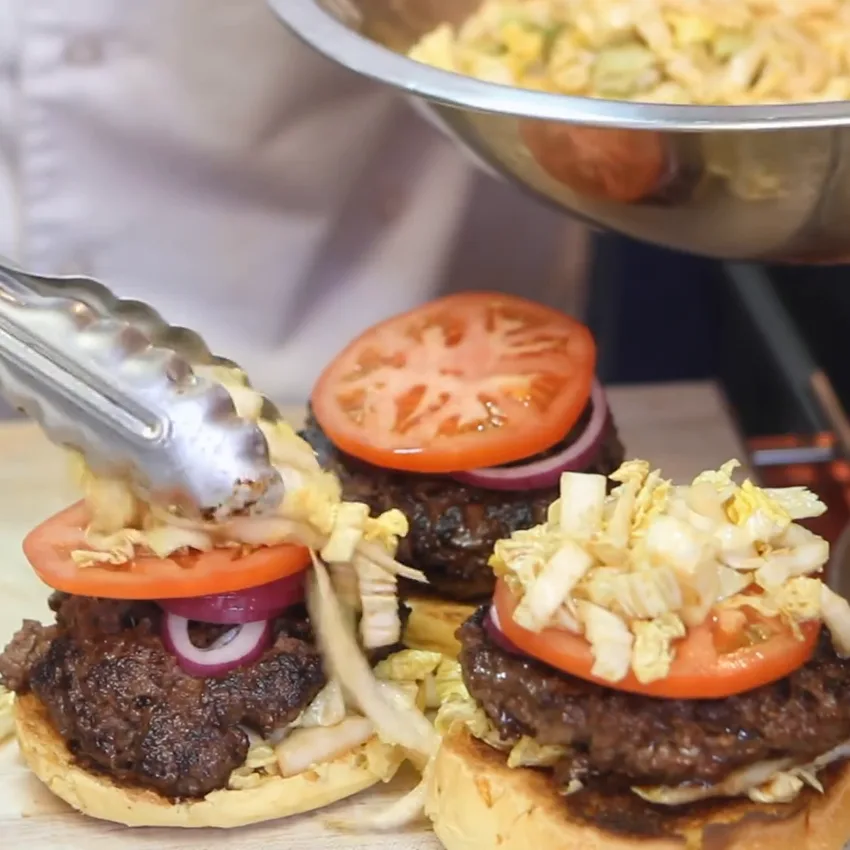 easy teriyaki burger, step 7