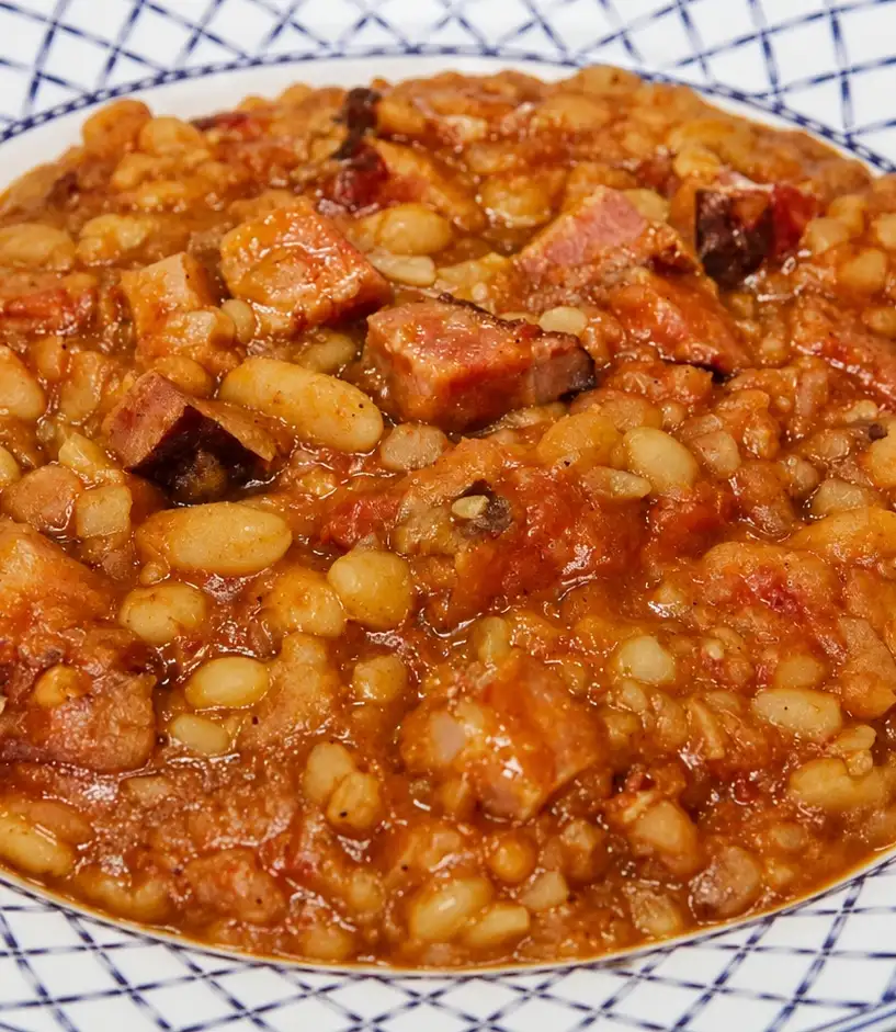 feves au lard quebecoises faciles erable, plat fini