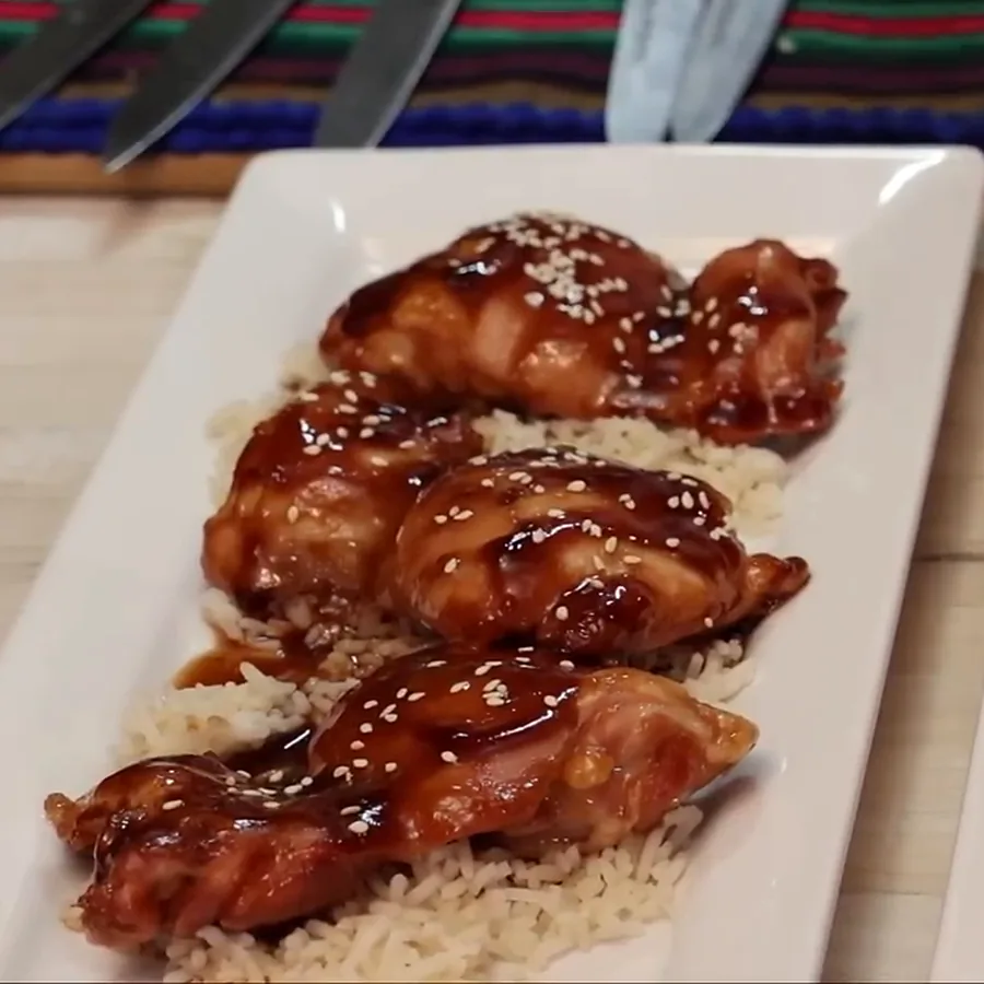 Easy Oven-Baked Hoisin Chicken Thighs