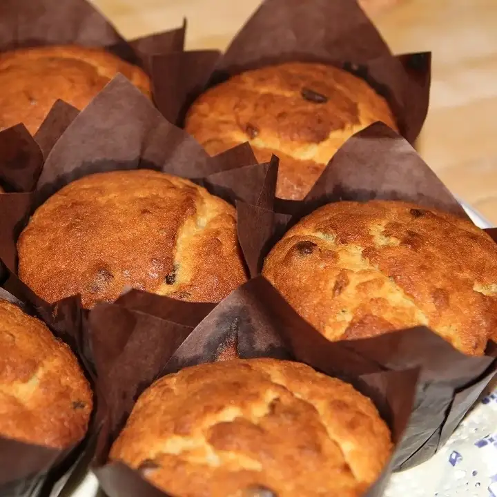 Easy Banana Chocolate Chip Muffins, Moist Bakery-Style Snack