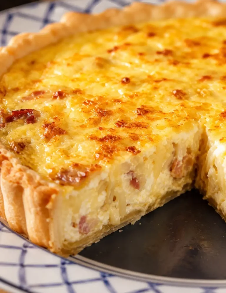 Quiche Lorraine facile au bacon et au gruyère