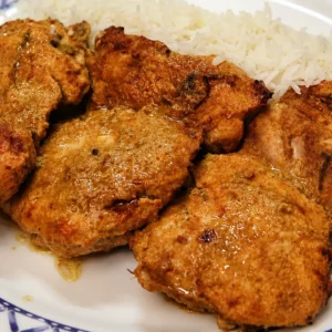 Poulet tandoori facile au four avec riz basmati