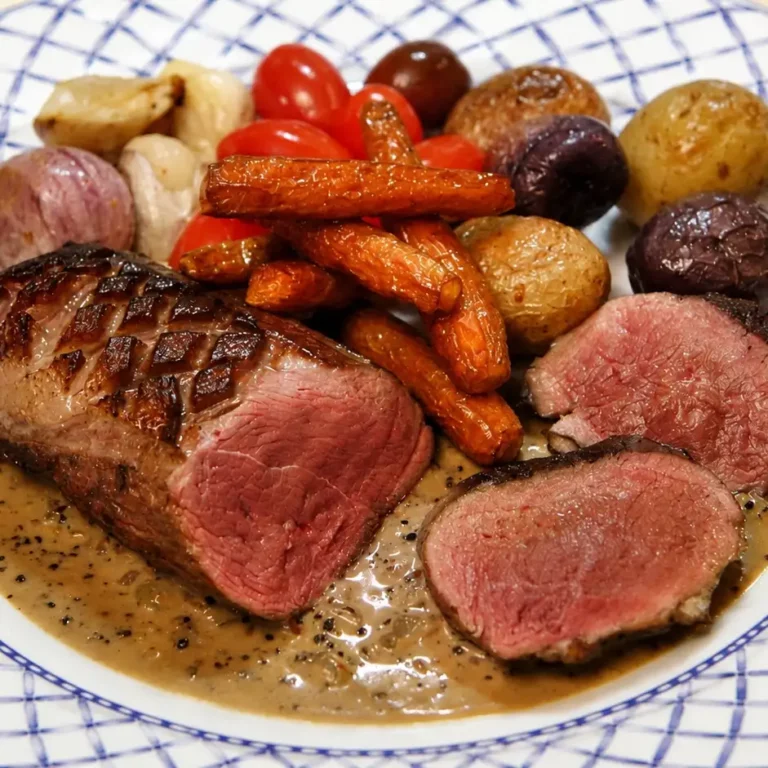 Magret de canard facile &agrave; la po&ecirc;le, sauce armagnac et poivre