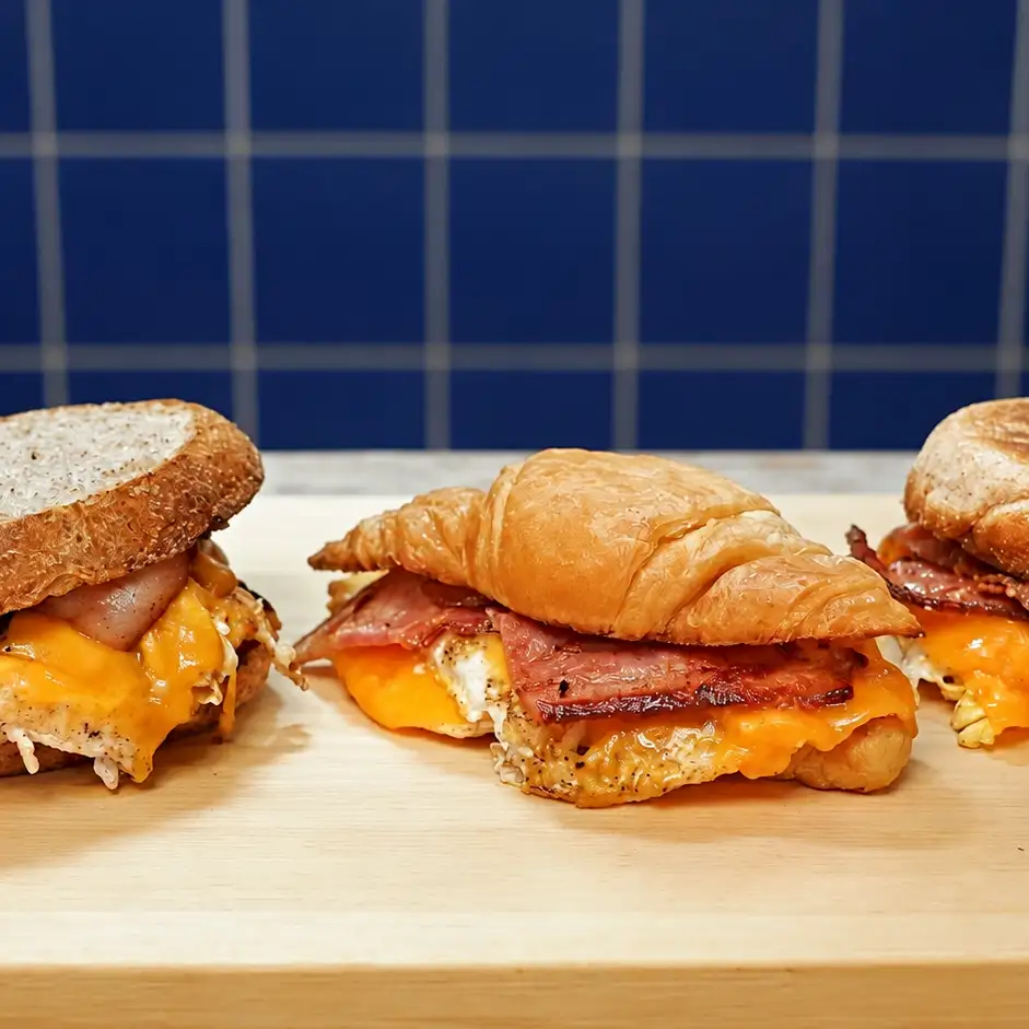 Bacon, Egg and Cheese Breakfast Croques