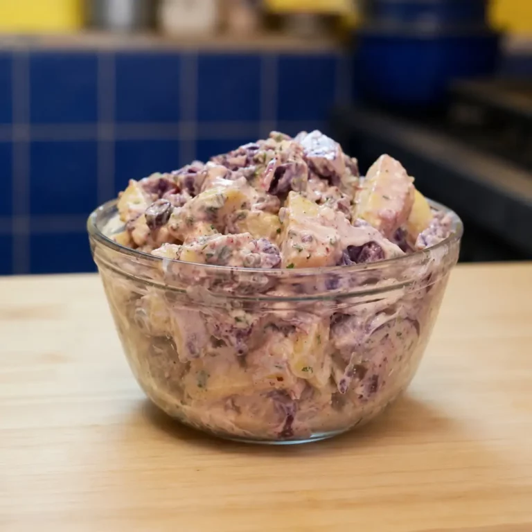 Salade de pommes de terre à la grecque facile avec feta et olives Kalamata