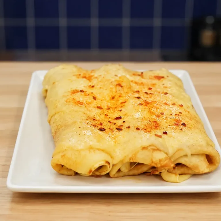 Cr&ecirc;pes sal&eacute;es jambon-fromage faciles avec sauce au fromage
