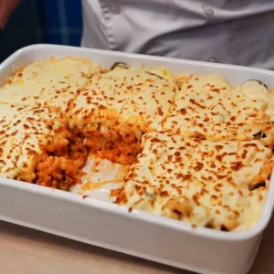 Gratin de p&acirc;tes &agrave; la viande hach&eacute;e facile, &eacute;conomique et familial