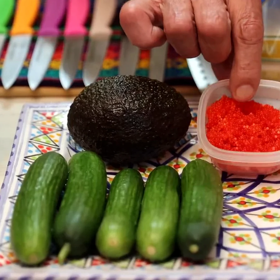 makis maison saumon thon avocat, ingredients