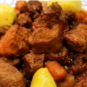 Hearty Pork and Carrot Stew with Potatoes