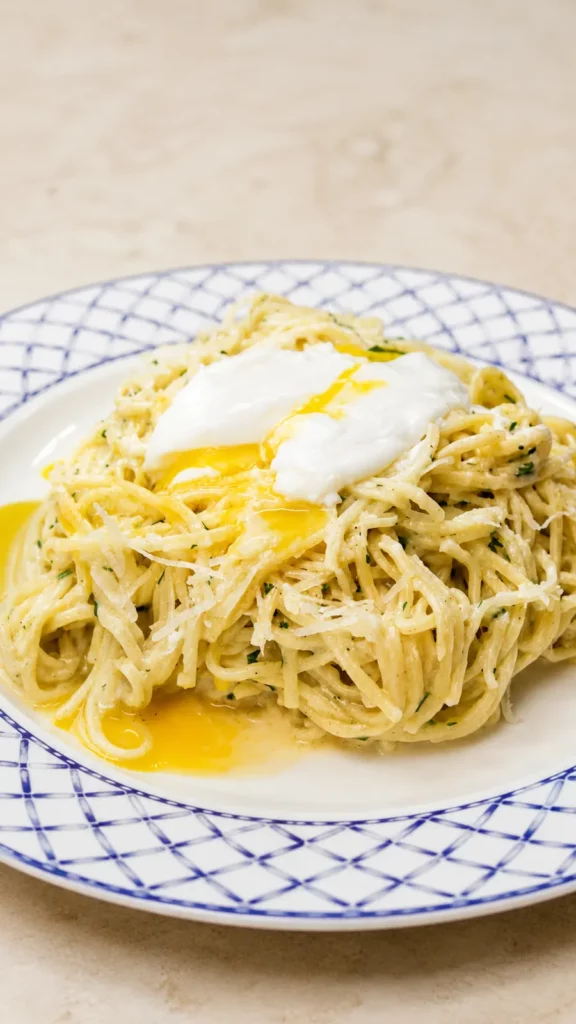 Homemade Garlic Butter Pasta with Parmesan