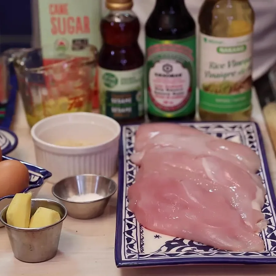 poulet orange croustillant facile sauce orange fraiche, ingredients