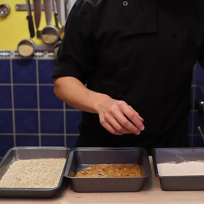 poulet parmigiana a la friteuse a air, étape 2