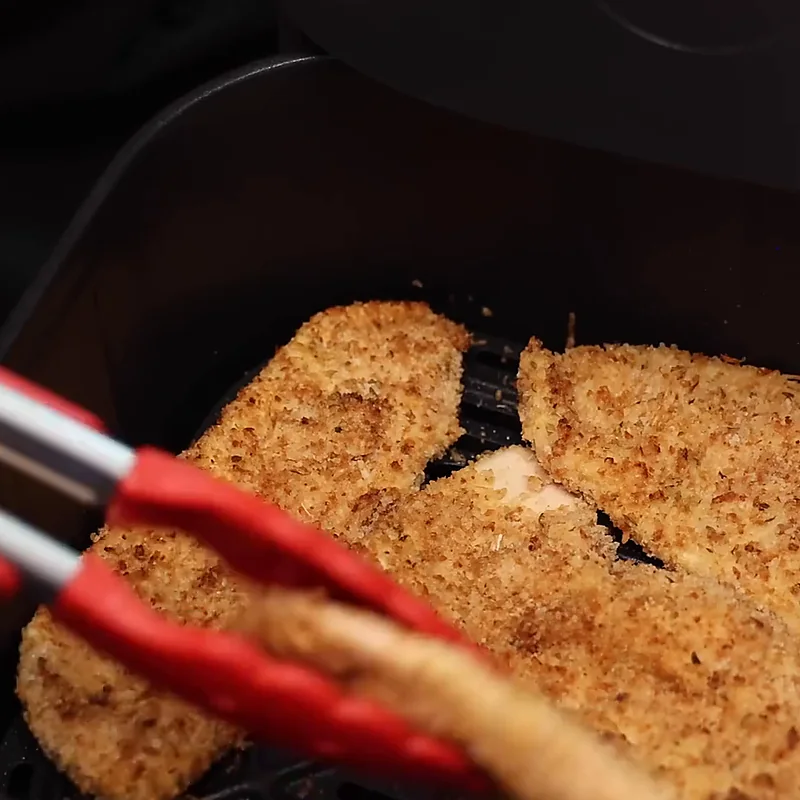 poulet parmigiana a la friteuse a air, étape 5