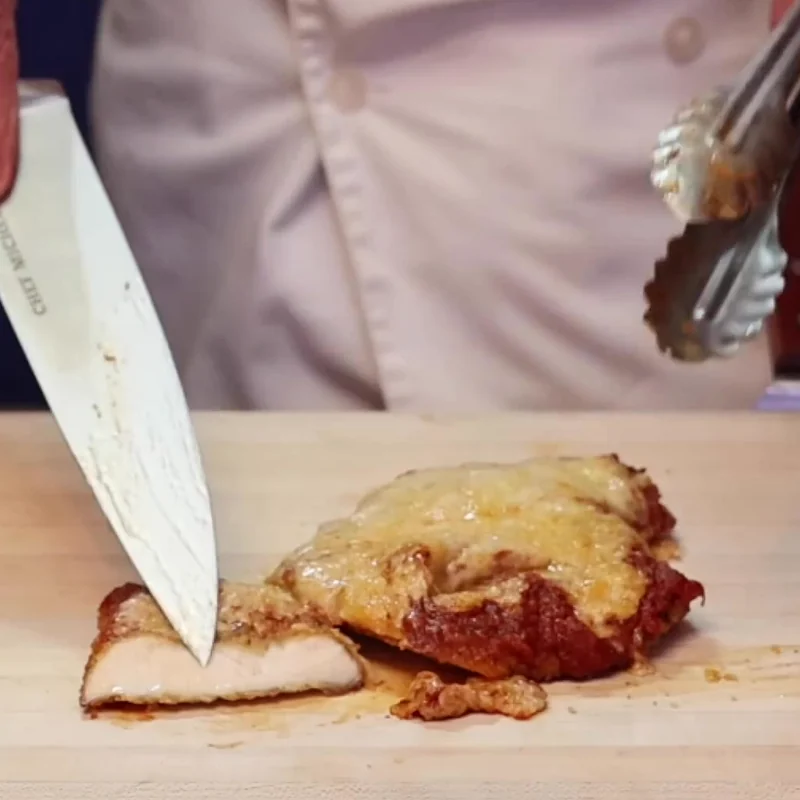 poulet parmigiana classique facile avec spaghetti, étape 5