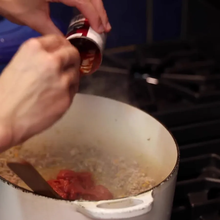sauce bolognaise maison pappardelles fraiches, &eacute;tape 4