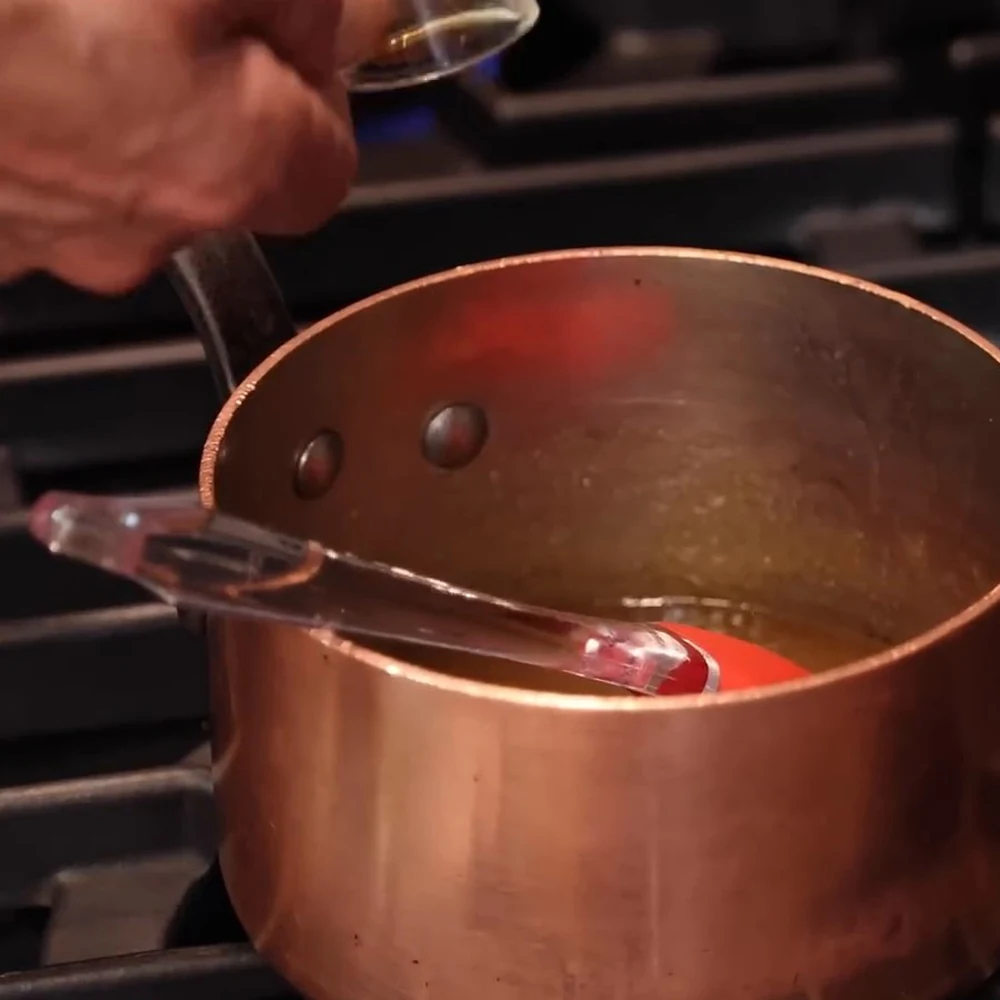 sauce caramel cassonade facile creme glacee, &eacute;tape 4