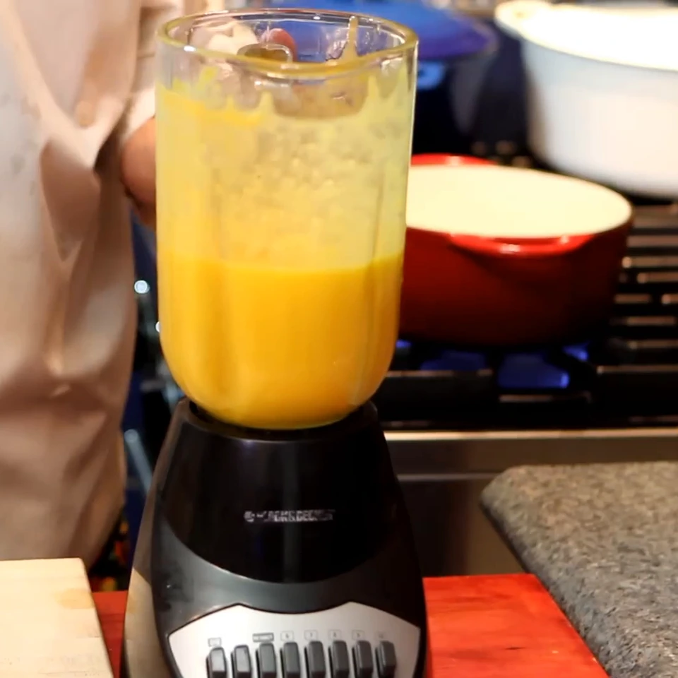 sorbet a la mangue maison, étape 3