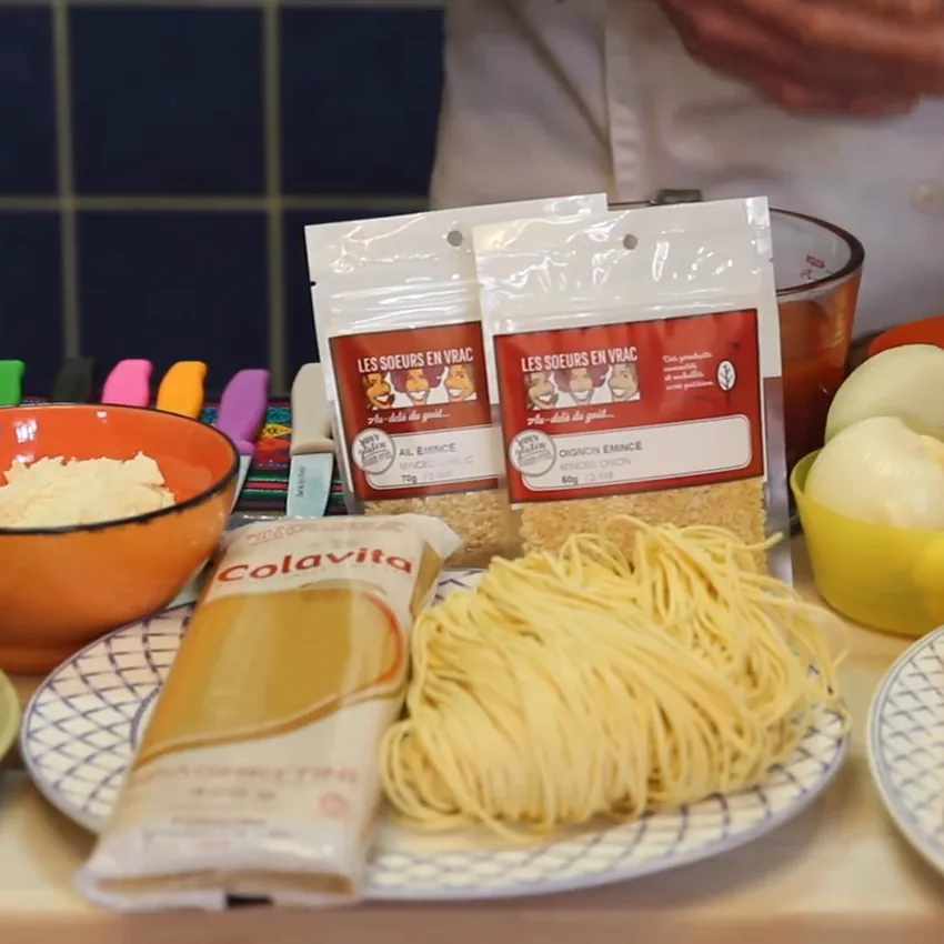 spaghetti boulettes de viande maison faciles, ingredients
