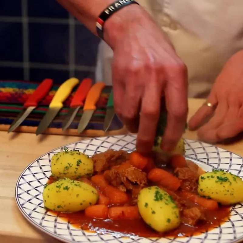 veau marengo facile vin blanc tomate, plat fini