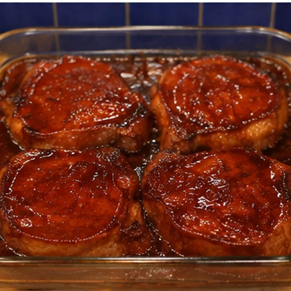 bbq pork chops in the oven, step 4