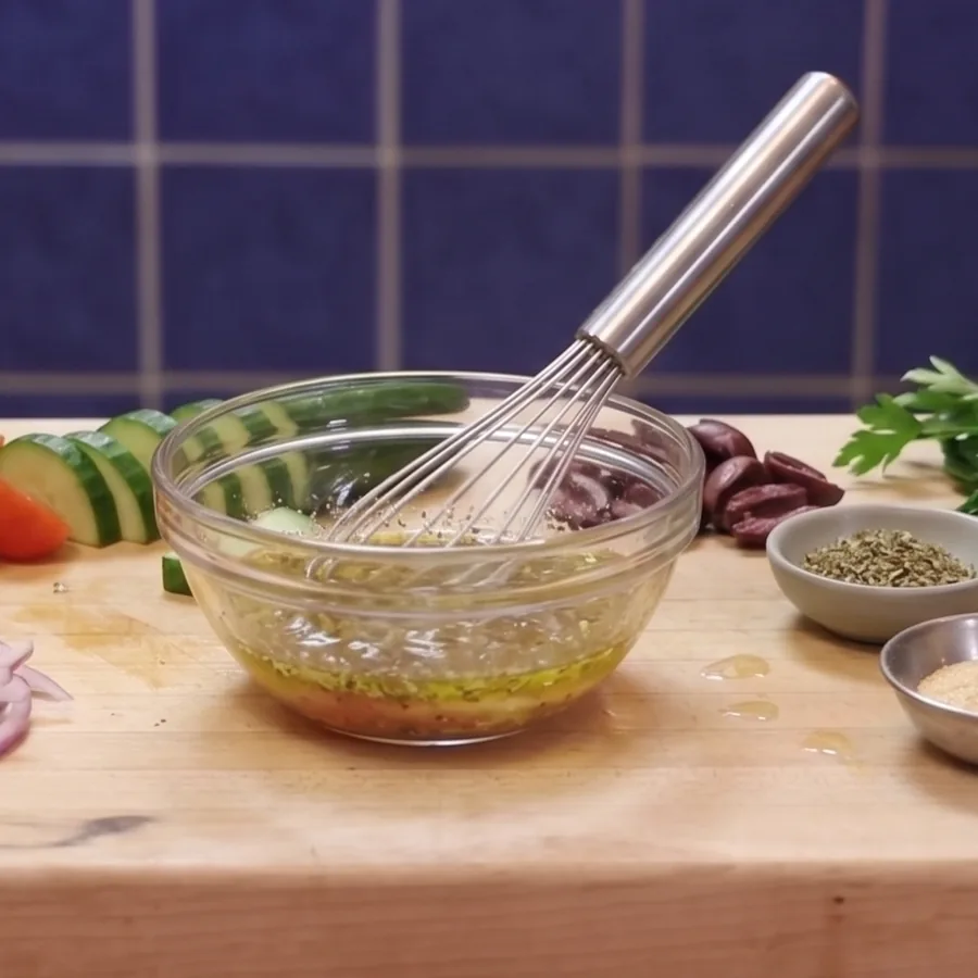 bol salade grecque cottage cheese, étape 2