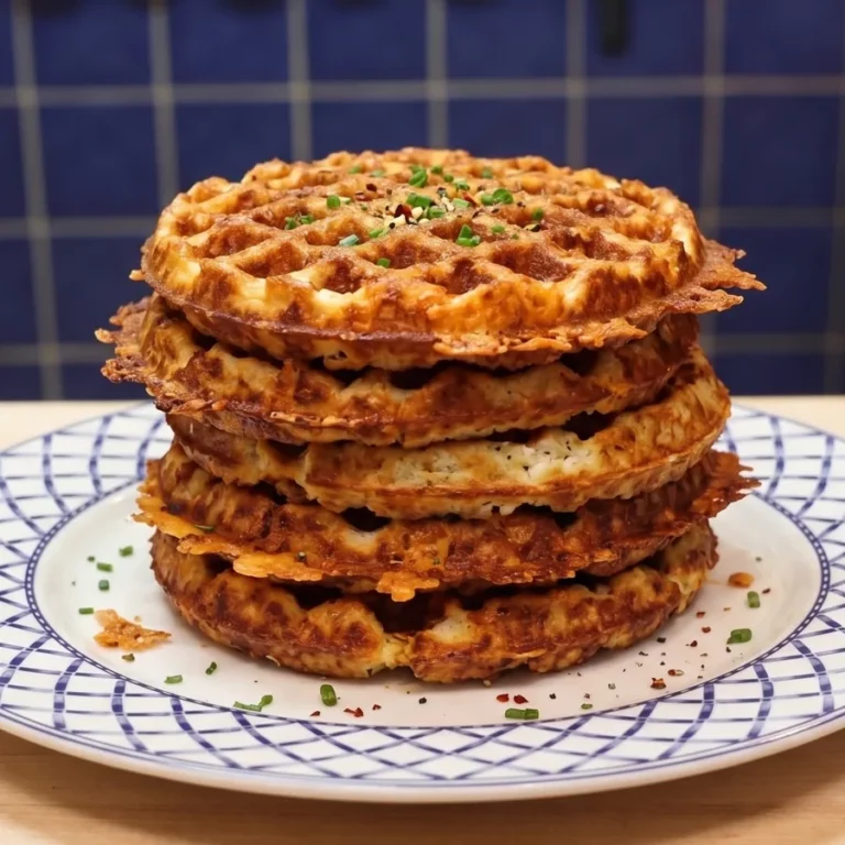 Chaffles au fromage cottage faciles, croustillants et riches en protéines
