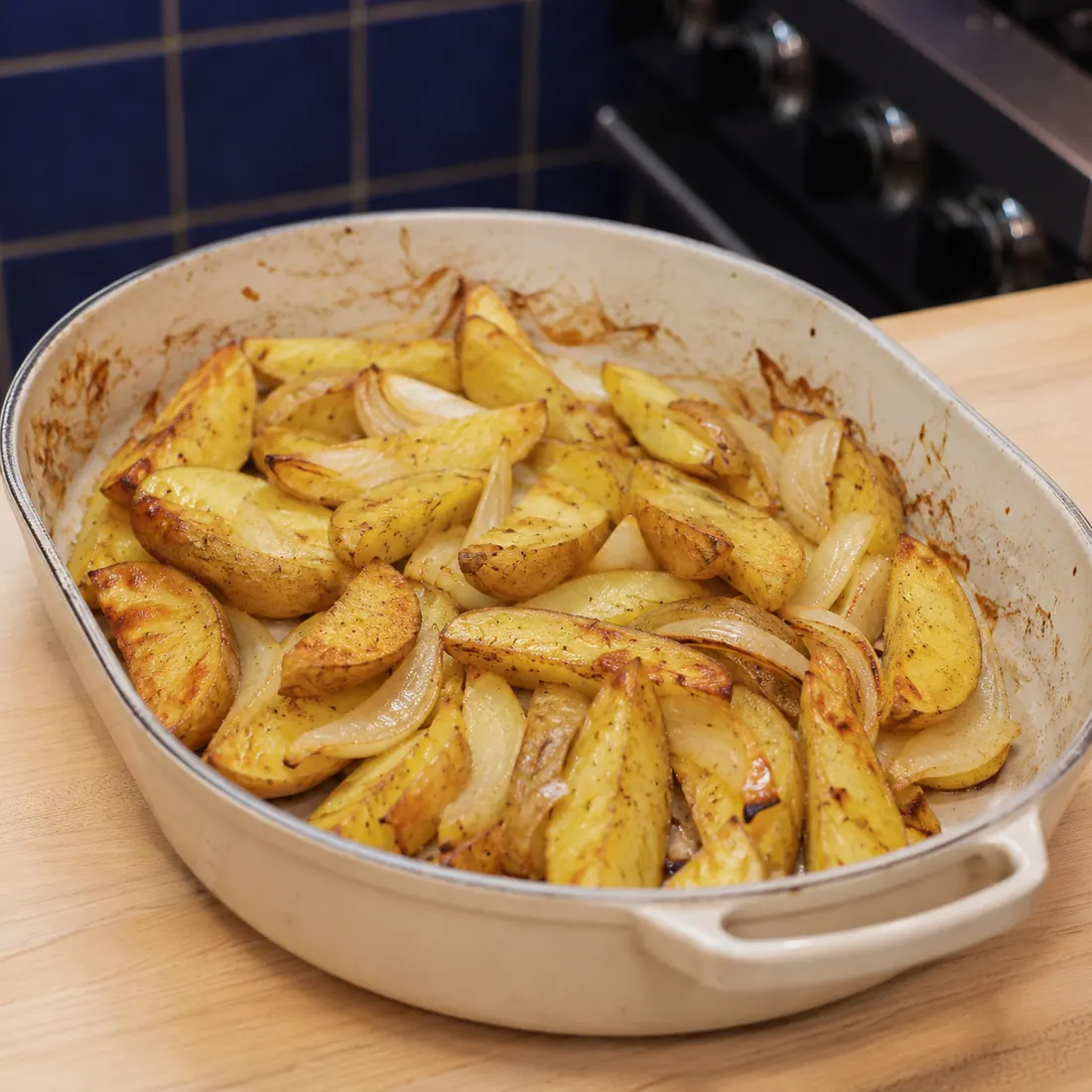 cotelettes de porc et pommes de terre au four, &eacute;tape 3