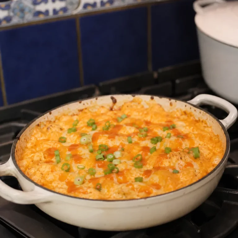 Easy Cottage Cheese Buffalo Chicken Dip