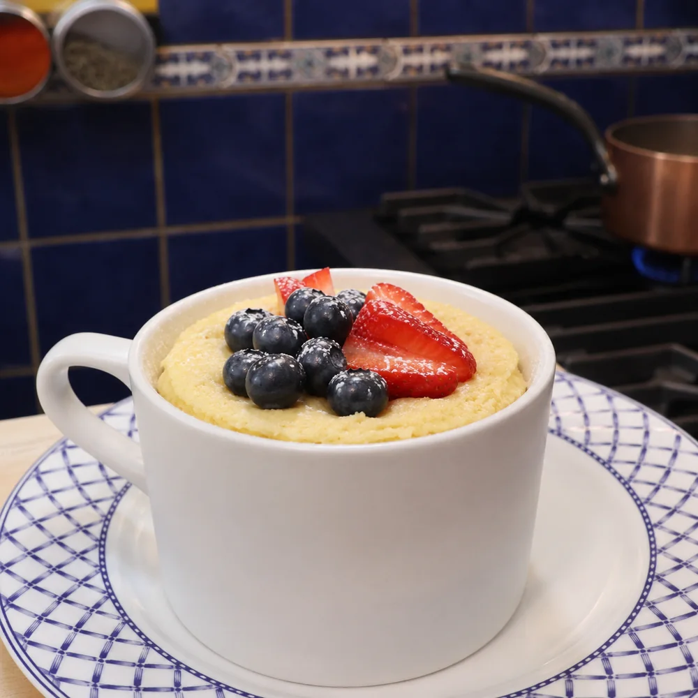 Easy Cottage Cheese Mug Cake in 2 Minutes